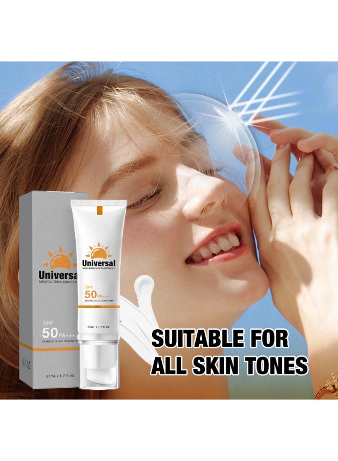 SOUG Outdoor Protective Cream! SPF50+ High Sun Protection + 12H Makeup-Won't Smudge, Waterproof, Sweatproof, Brightening, and Non-Whitening 50ML - Image 2